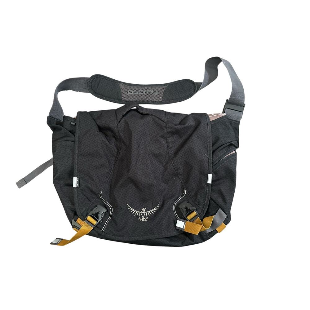Osprey Flapjack Courier Bag Gray Crossbody Messenger Laptop Travel